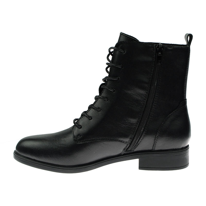 fashion zipper up pu autumn winter stylish flat short sneaker boots for women