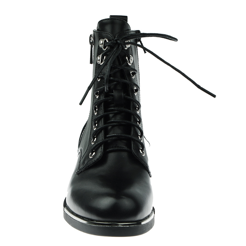 customized black warm waterproof boots shoes for women ladies