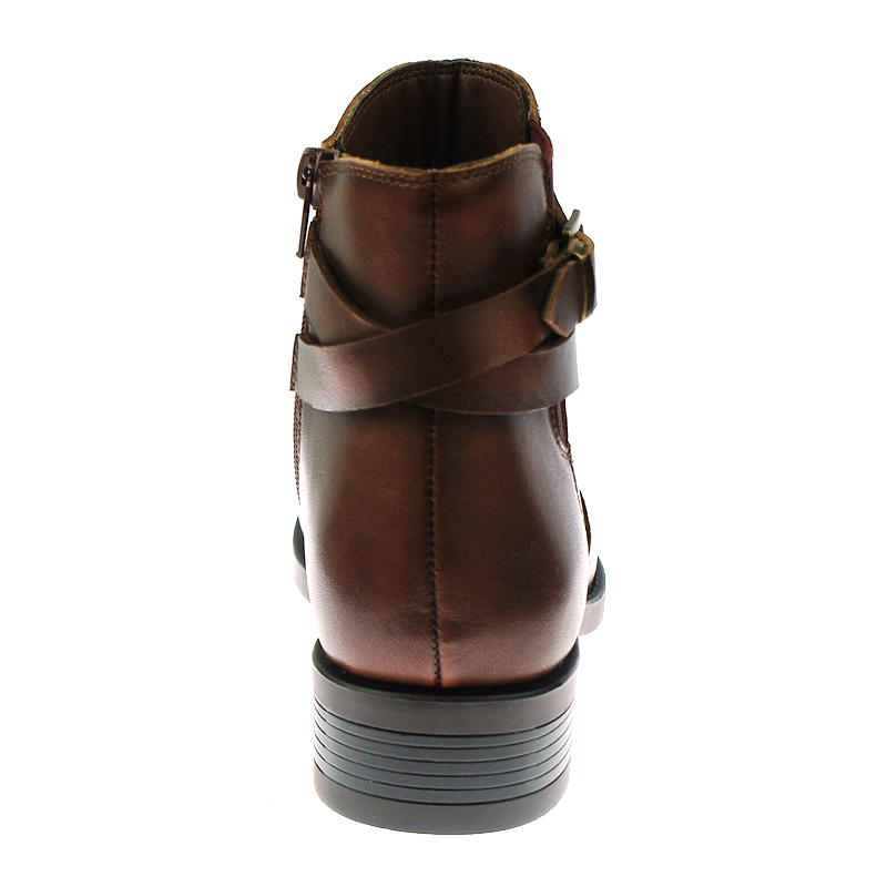 customized hot selling fashion stylish real brush pu sexy short boots for women