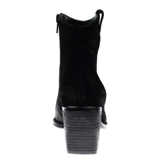 fashion stylish sexy black women ankle suede short boots leather shoes for ladies