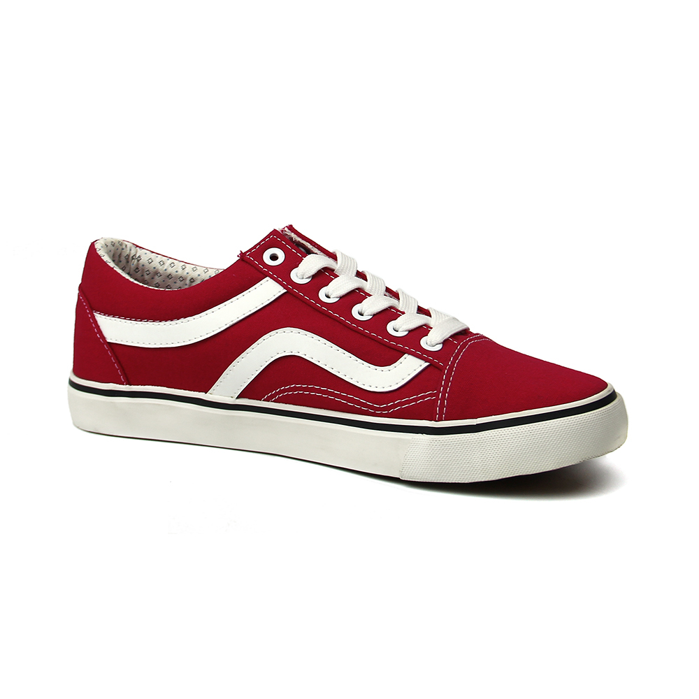 women casual vintage canvas vulcanized shoes with custom printing for ladies