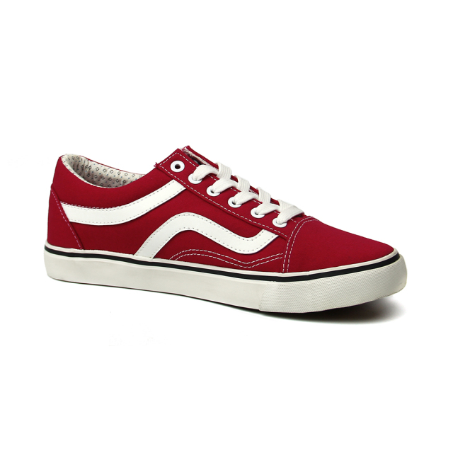 women casual vintage canvas vulcanized shoes with custom printing for ladies