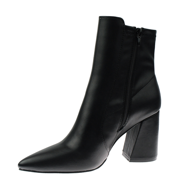 designer winter sexy black high heels boots for women and ladies