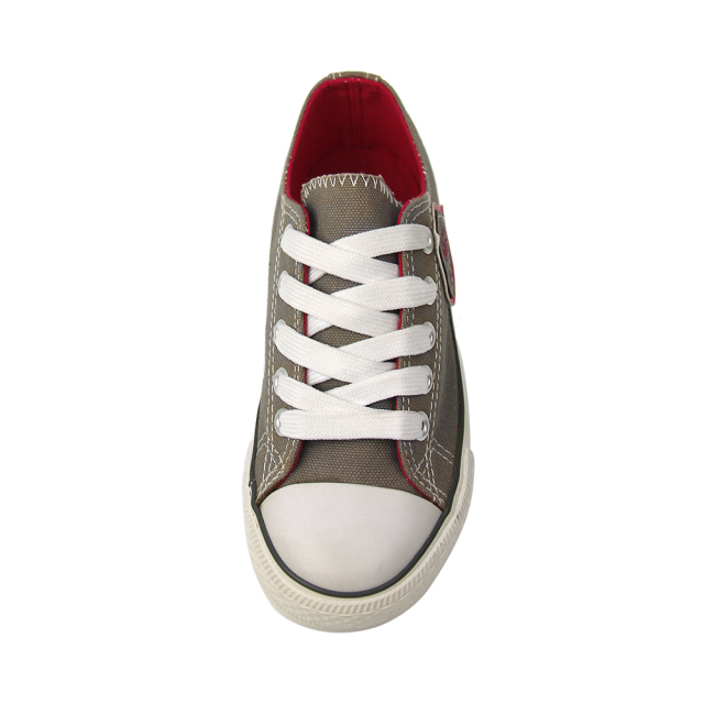 custom printing rubber kids running sports vulcanized canvas shoes for children
