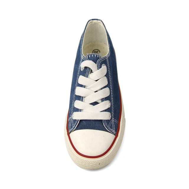 fashion casual canvas running sports vulcanized shoes with custom printing