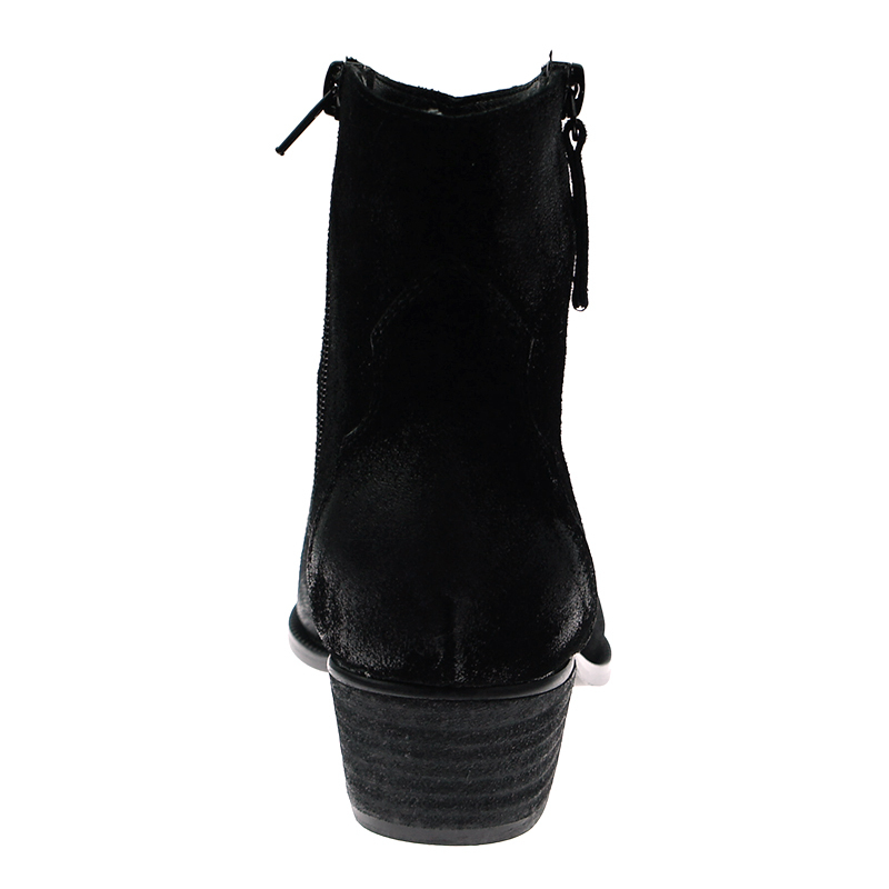 High Quality Fall Winter Leather Biker Motorcycle Boots Shoes for Women Ladies