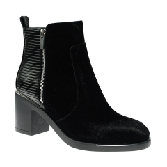 designer stylish casual cow suede fall women western dress hiking boots for ladies