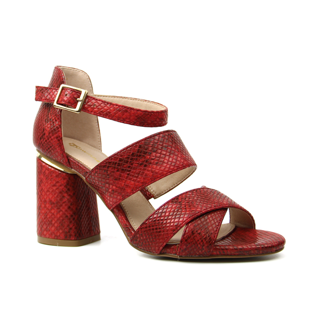 High Quality Popular Summer Thick High Heel Buckle Women Sandals for Rope