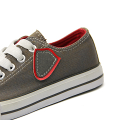 custom printing rubber kids running sports vulcanized canvas shoes for children
