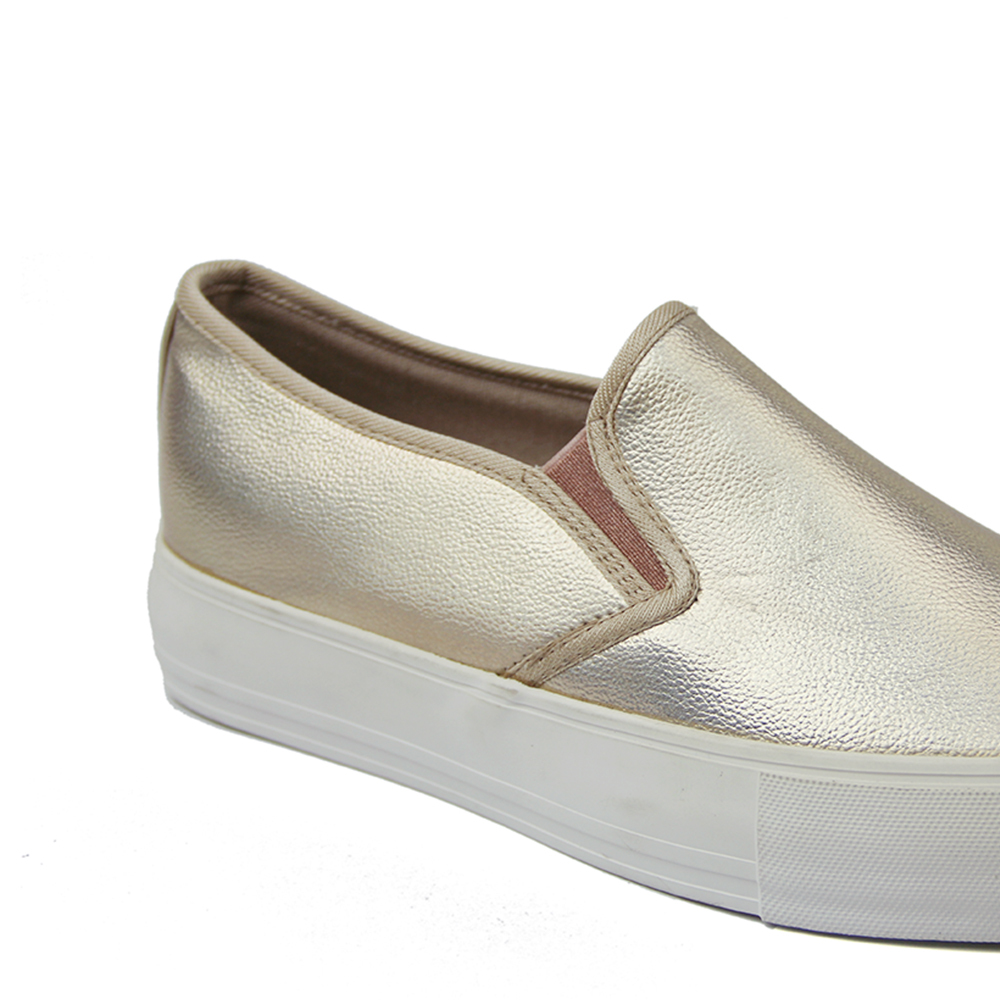 cheap custom printing soft wedge vulcanized shoe for women and ladies