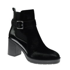 designer women cow suede winter fall high heel chunky wedge shoes boots for ladies
