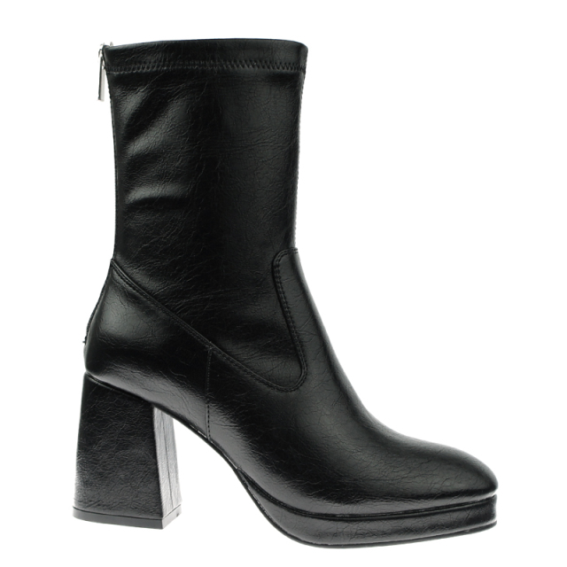fashion stylish casual waterproof black women high heels western dress boots