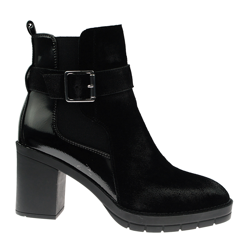 designer women cow suede winter fall high heel chunky wedge shoes boots for ladies