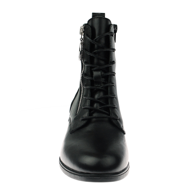 fashion zipper up pu autumn winter stylish flat short sneaker boots for women