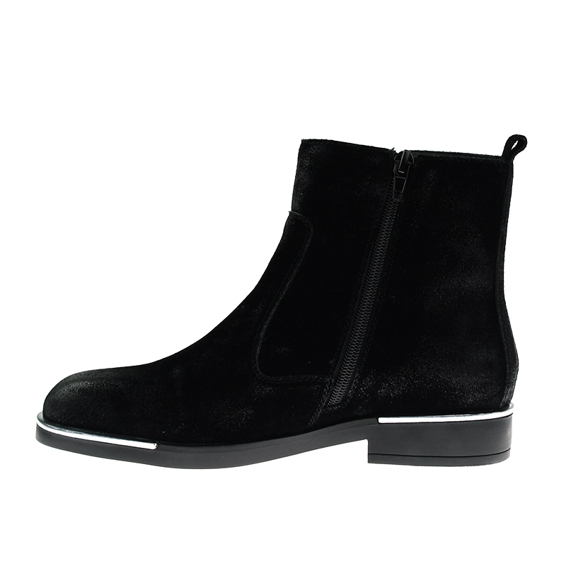 fashion designer ladies casual ankle biker boots flat shoes for women