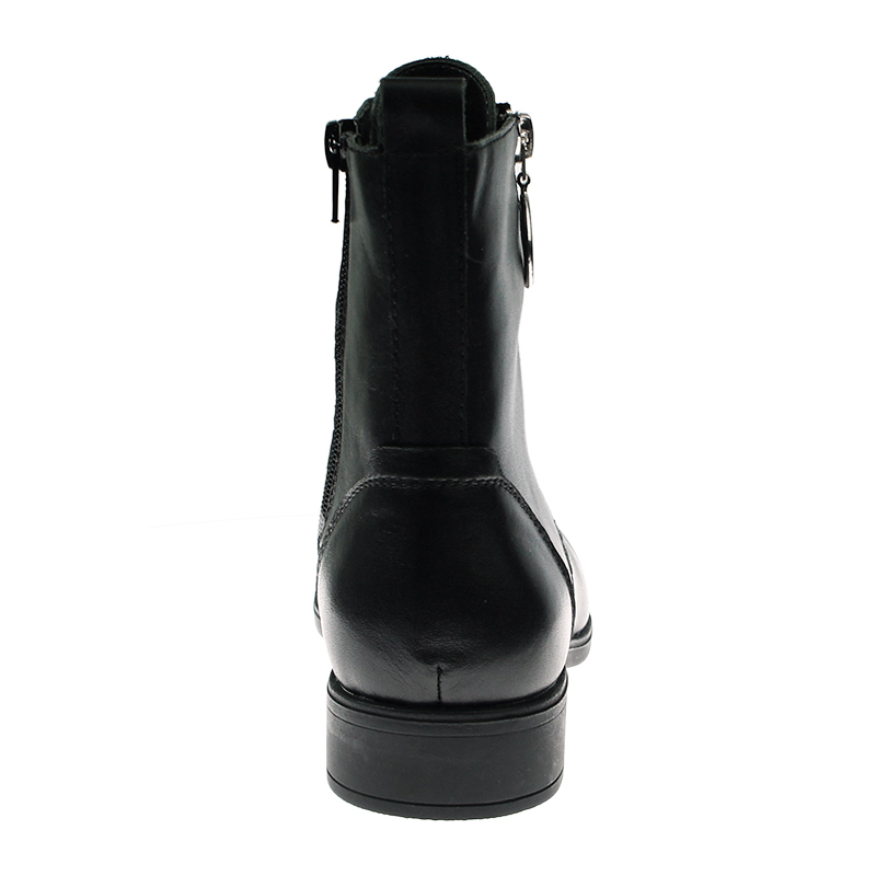 fashion zipper up pu autumn winter stylish flat short sneaker boots for women