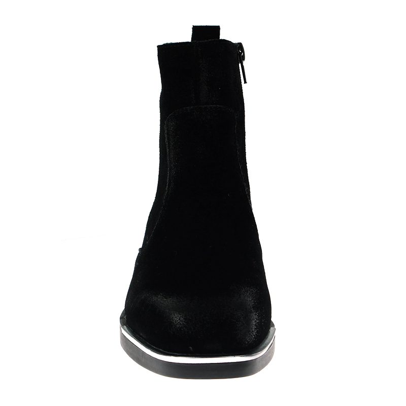 fashion designer ladies casual ankle biker boots flat shoes for women