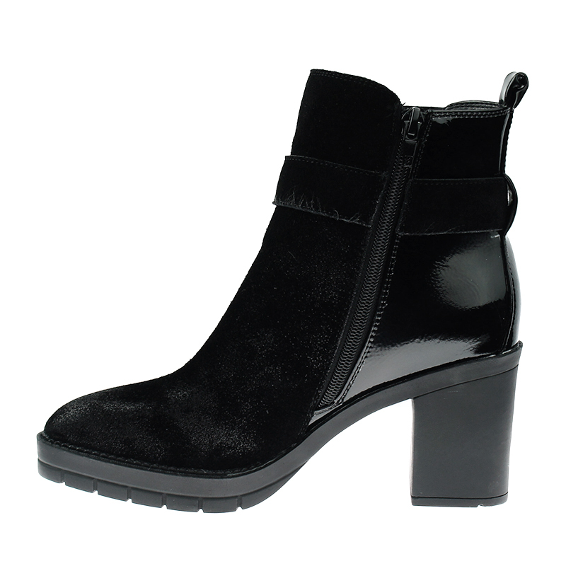 designer women cow suede winter fall high heel chunky wedge shoes boots for ladies