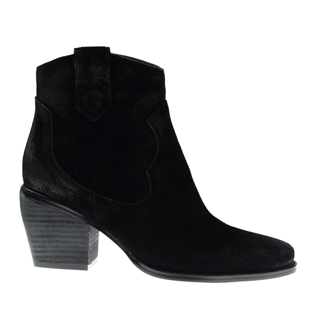 fashion stylish sexy black women ankle suede short boots leather shoes for ladies