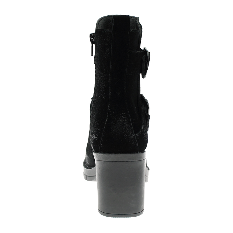 customized fashion sexy punk boots winter chunky wedge shoes for women