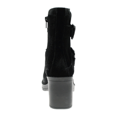 customized fashion sexy punk boots winter chunky wedge shoes for women