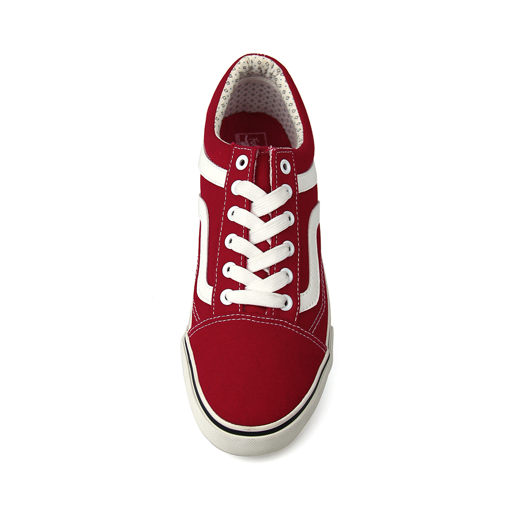 women casual vintage canvas vulcanized shoes with custom printing for ladies