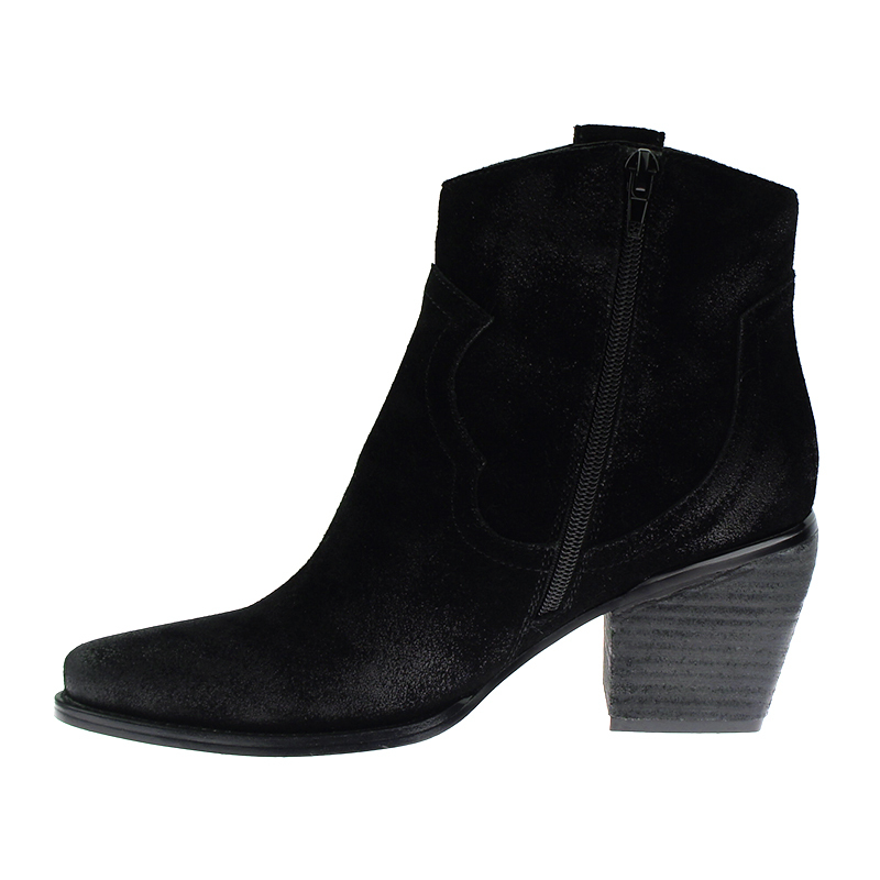 fashion stylish sexy black women ankle suede short boots leather shoes for ladies