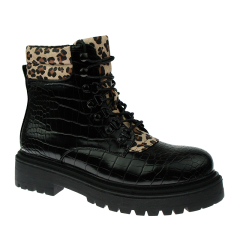 designer black waterproof fall winter boots shoes for women and ladies