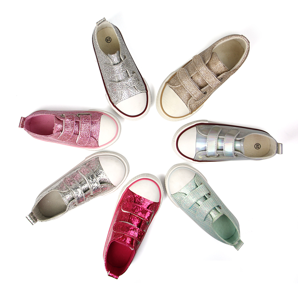 custom kids children rubber running sneakers canvas vulcanized casual shoes