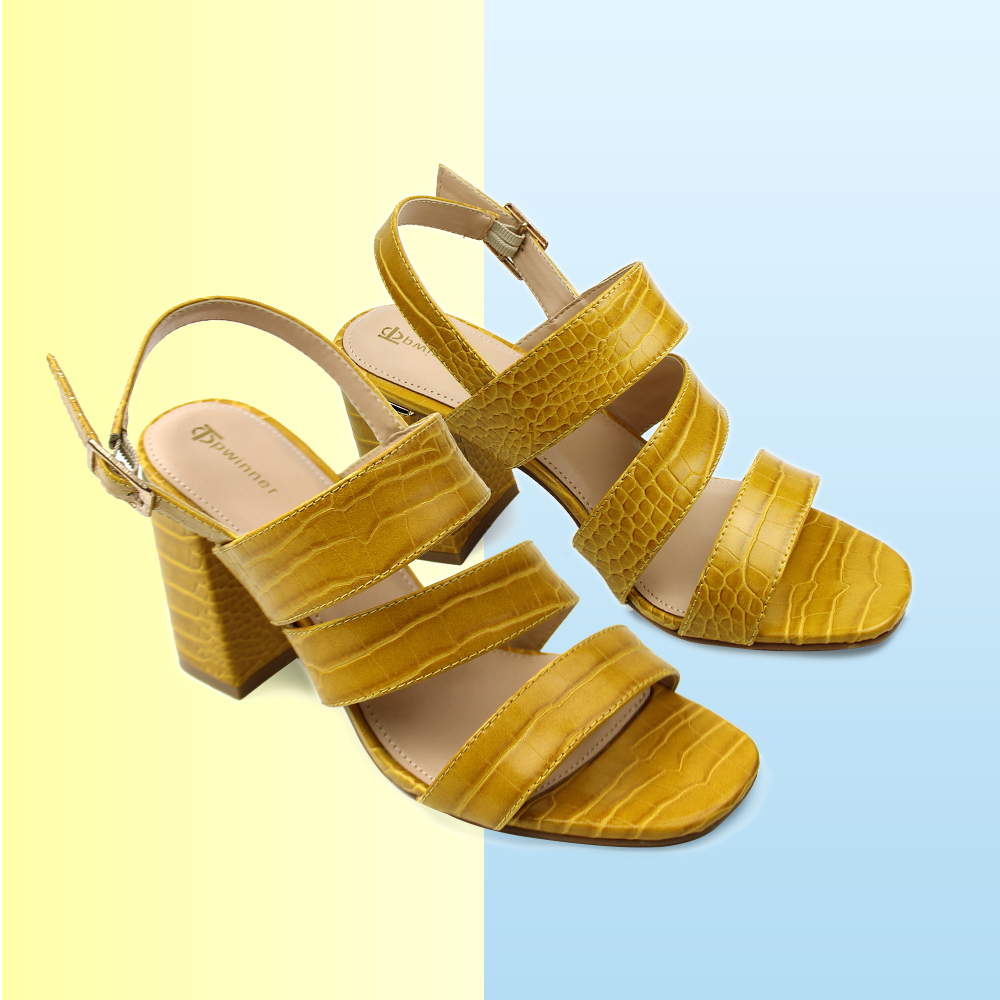 New Arrivals Luxury High Heel Pump Leather Woman Sandals