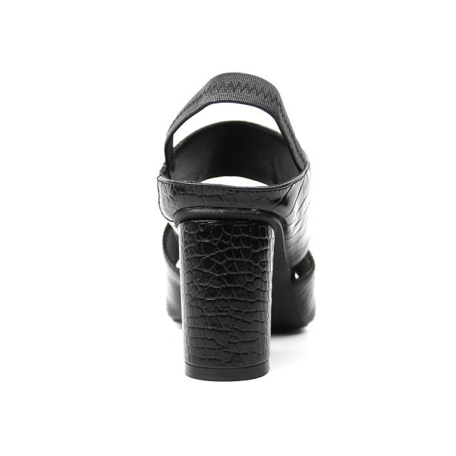 Elegant Ladies Strap Square Toe High Heels Sexy Shoes Sandals for Women