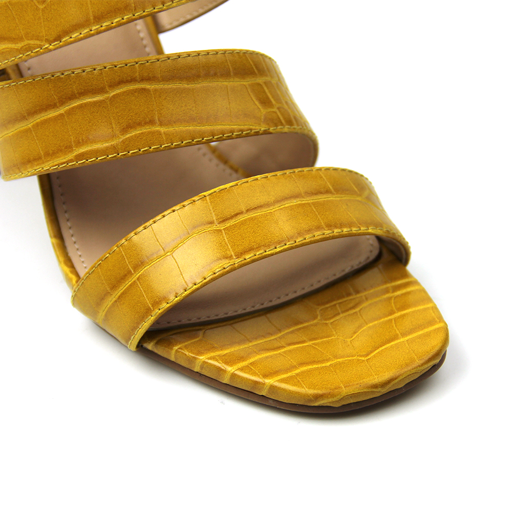 New Arrivals Luxury High Heel Pump Leather Woman Sandals