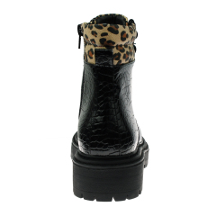 designer black waterproof fall winter boots shoes for women and ladies