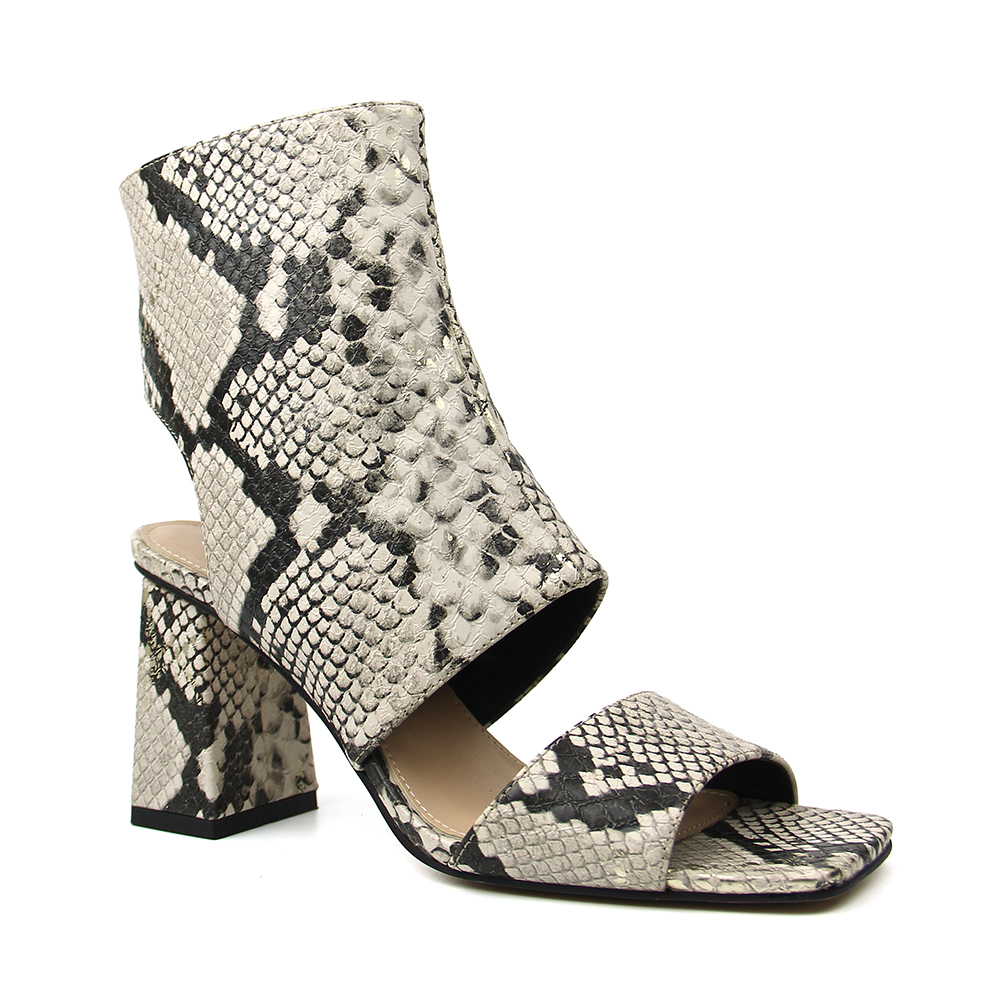 Custom Trendy Slide Leather Shoes Pumps Women Ankle Boots Sandals with Logo