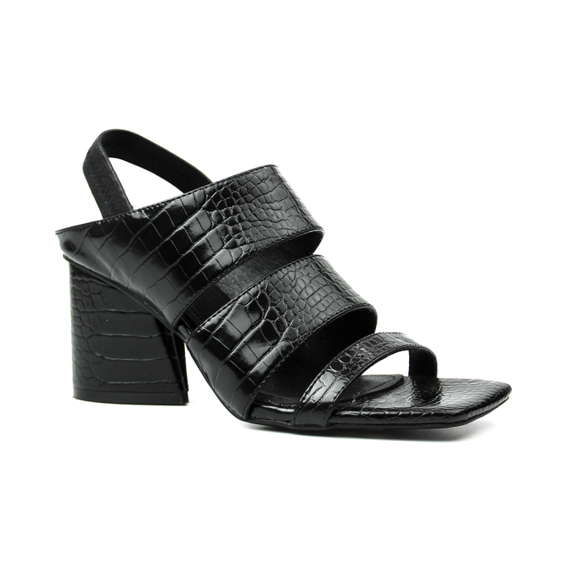 Elegant Ladies Strap Square Toe High Heels Sexy Shoes Sandals for Women