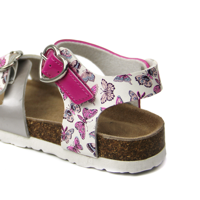 custom logo fashion cute trendy outdoor flat slides sandals for kids girls