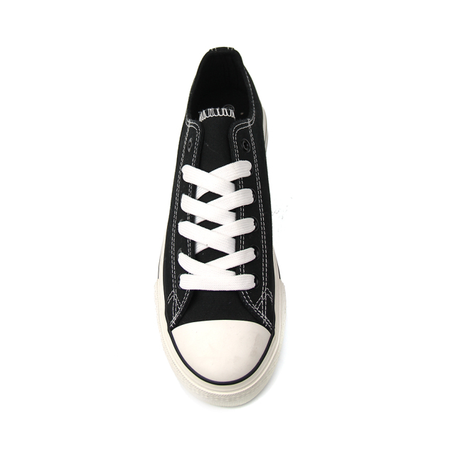 wholesale fashion stylish ladies canvas vulcanized shoes with custom printing