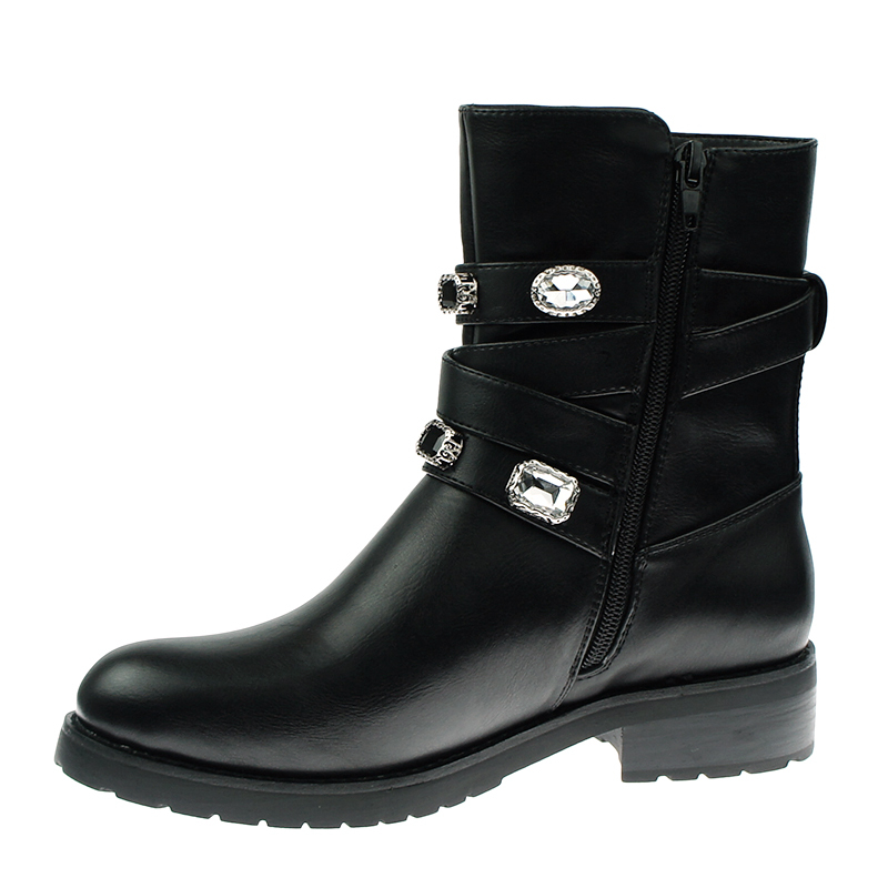 designer fall winter waterproof biker boots shoes for women and ladies