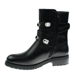 designer fall winter waterproof biker boots shoes for women and ladies