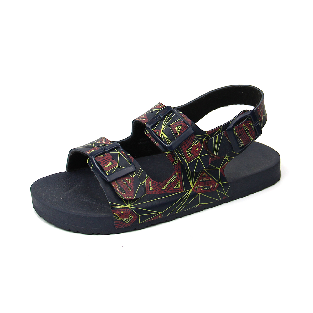 wholesale fashion designer summer colorful flat sandals shoes for kids girl