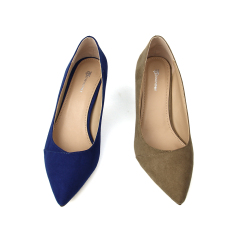 Elegant Pointed Toe Med Heels Sexy Ladies Pumps Thin Shoes for Women