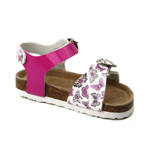 custom logo fashion cute trendy outdoor flat slides sandals for kids girls