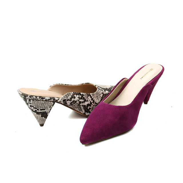 Elegant Fashion Snake Skin High Heel Pointed Toe Women Pumps Shoes