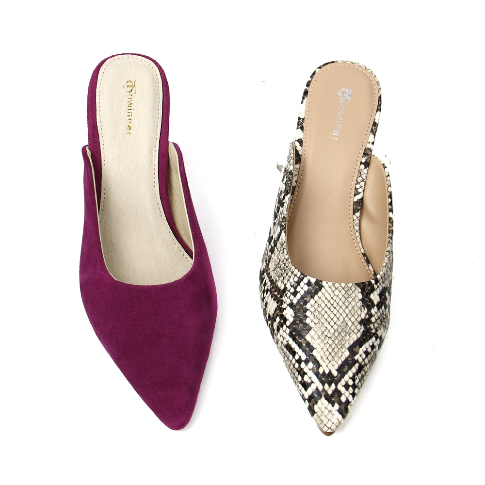Elegant Fashion Snake Skin High Heel Pointed Toe Women Pumps Shoes