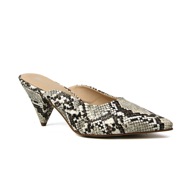 Elegant Fashion Snake Skin High Heel Pointed Toe Women Pumps Shoes
