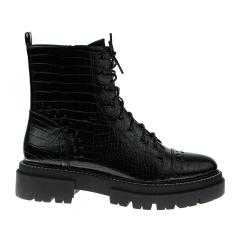 designers luxury black winter flat platform boots shoes for woman