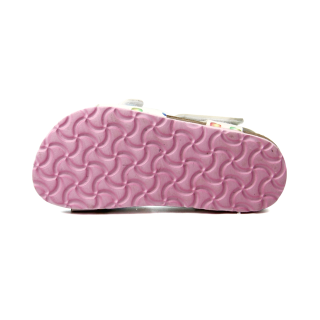 cheap fashion printing flat beach wedge casual kids sandals slippers shoes for girls