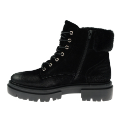 hot sale stylish luxury women winter fur black snow western short hiking boots in cow suede