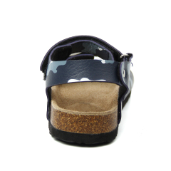 custom cheap fashion camouflage flat beach wedge casual kids sandals slippers shoes