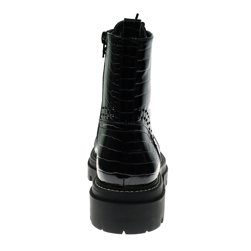 designers luxury black winter flat platform boots shoes for woman